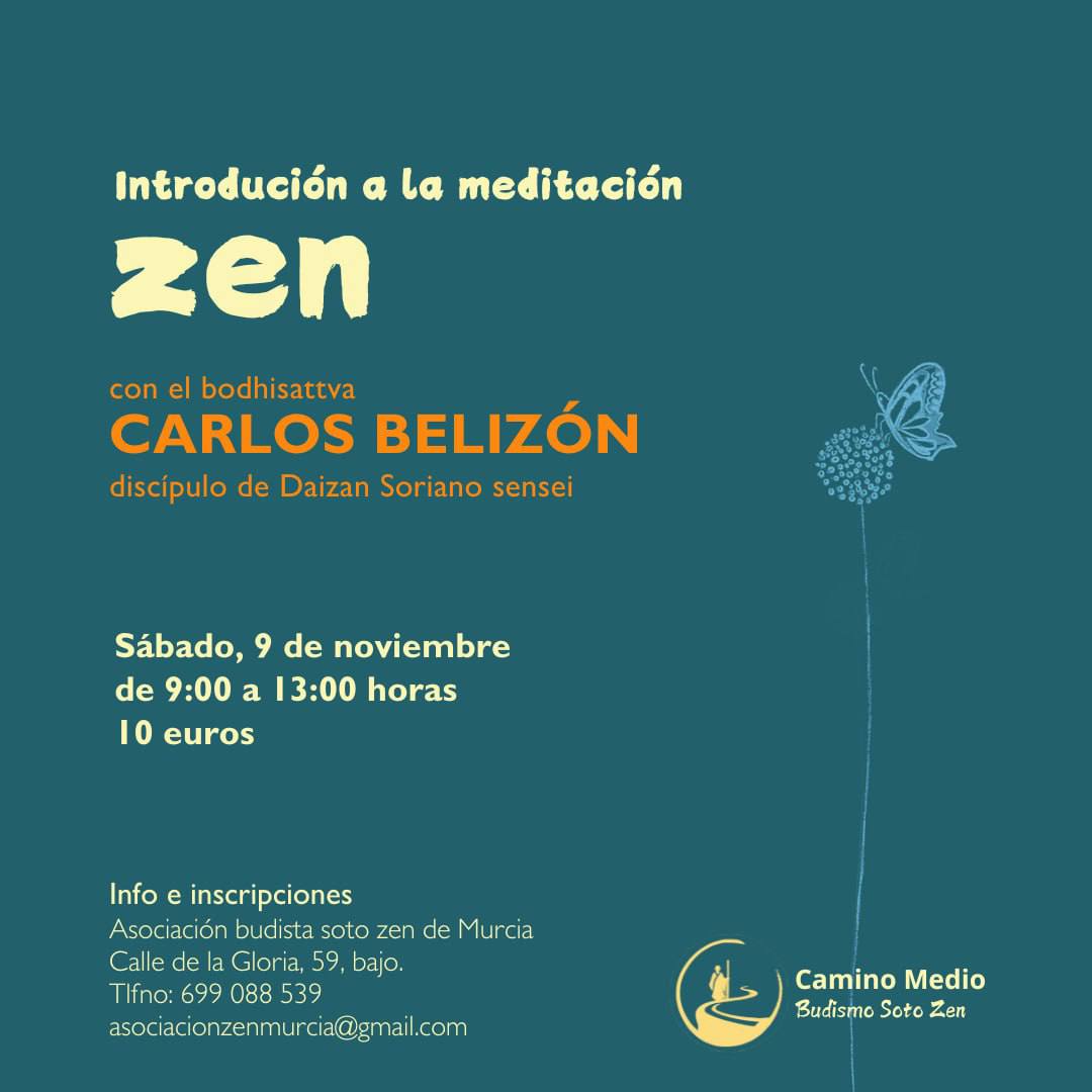 Imagen de portada de Introducción al Zen en Murcia noviembre 2024
