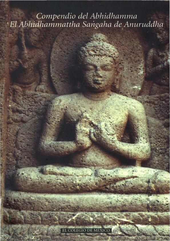 Portada de Compendio del Abhidhamma: el Abhidhammattha Sangaha de Anuruddha