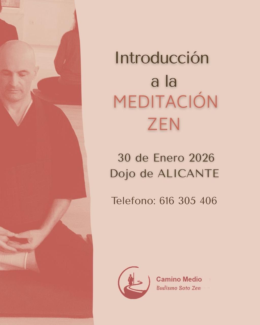 Imagen de portada de Introducción a Zazen en Alicante enero 2026
